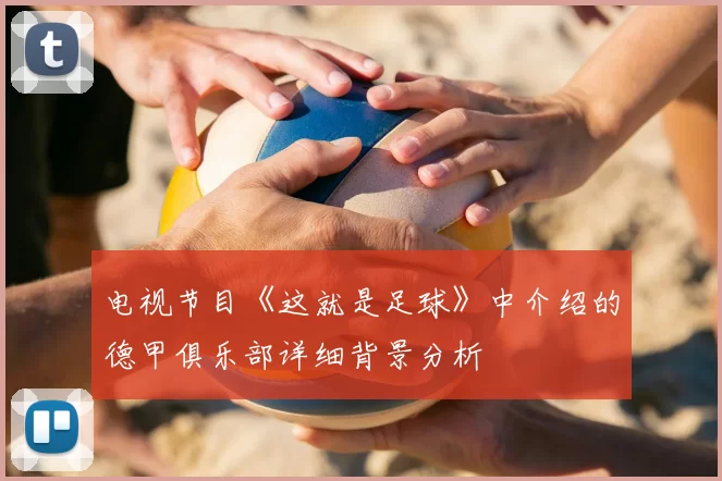 电视节目《这就是足球》中介绍的德甲俱乐部详细背景分析