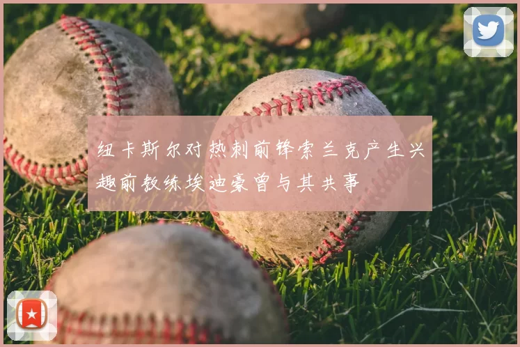 纽卡斯尔对热刺前锋索兰克产生兴趣前教练埃迪豪曾与其共事