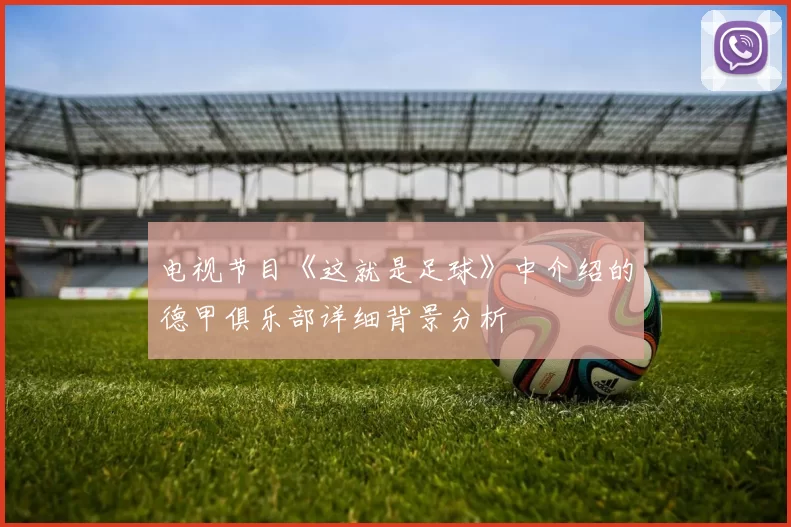 电视节目《这就是足球》中介绍的德甲俱乐部详细背景分析